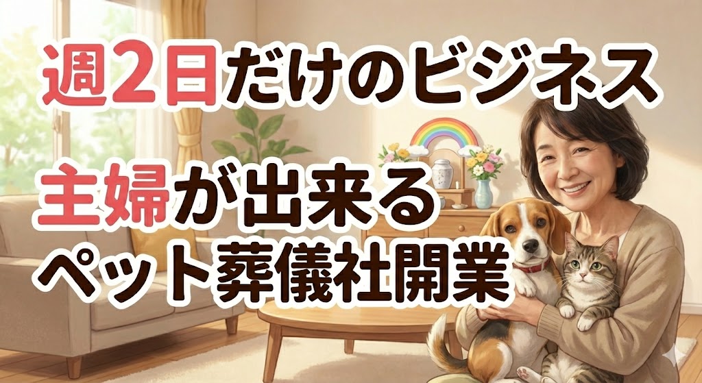 ペット火葬車で主婦が出来る訪問葬儀